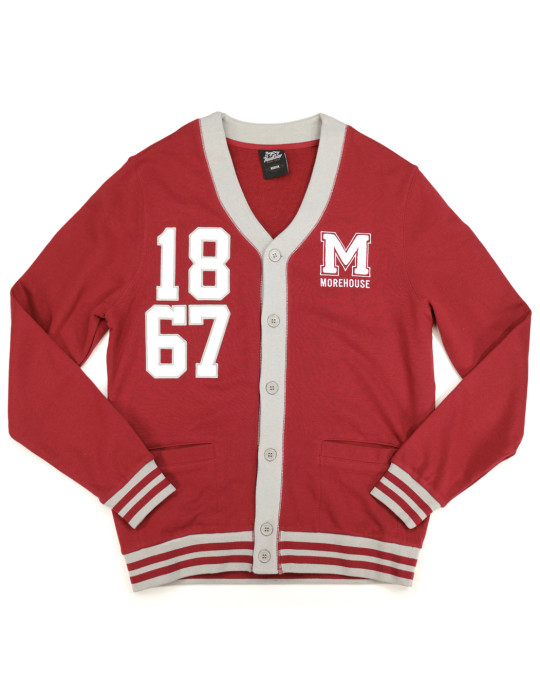 MOREHOUSE COLLEGE MEN'S CARDIGAN