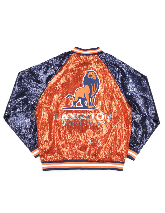LANGSTON UNIVERSITY SEQUINS JACKET