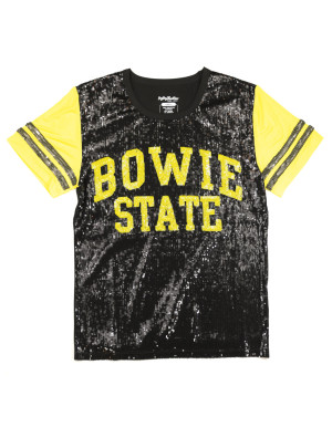 BOWIE STATE SEQUIN TEE
