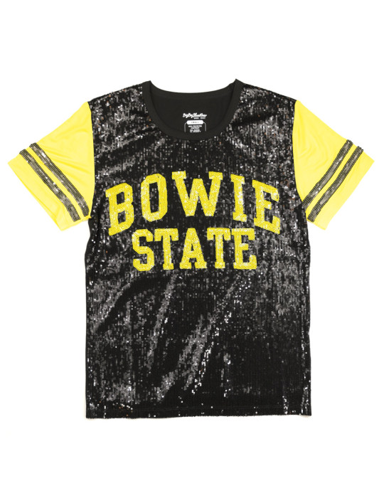 BOWIE STATE SEQUIN TEE