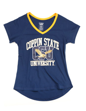 COPPIN STATE V-NECK TEE