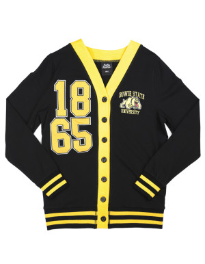 BOWIE STATE WOMEN'S CARDIGAN
