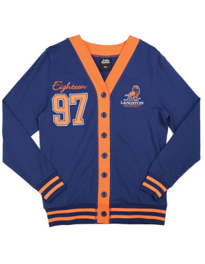 LANGSTON UNIVERSITY WOMEN'S CARDIGAN