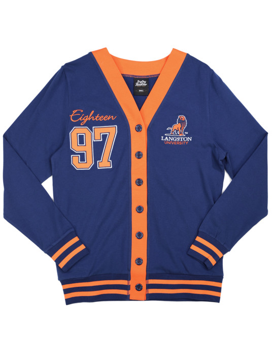 LANGSTON UNIVERSITY WOMEN'S CARDIGAN