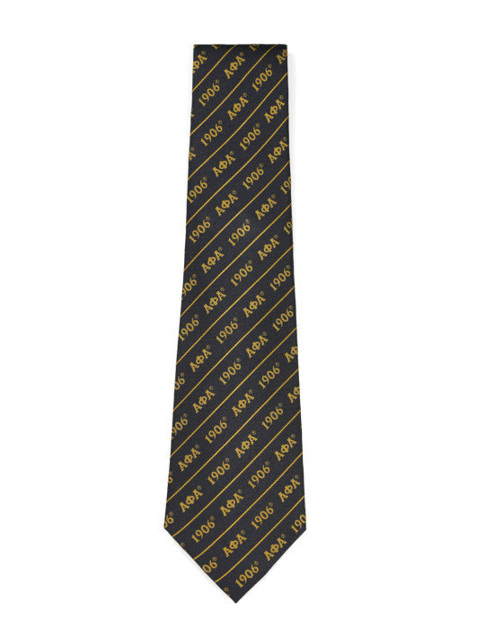 APA LETTER TIE_BLACK