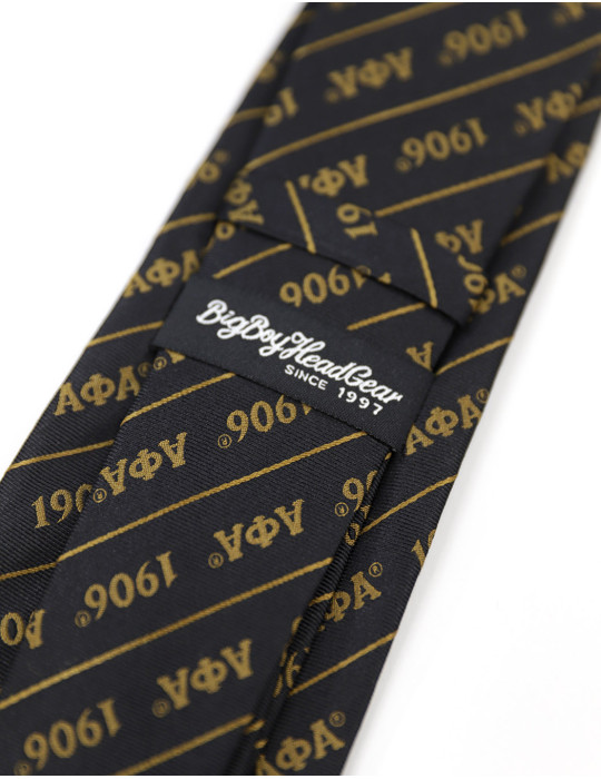 APA LETTER TIE_BLACK