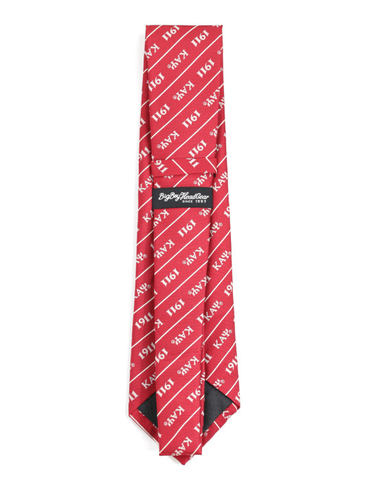 KAP LETTER TIE_CRIMSON