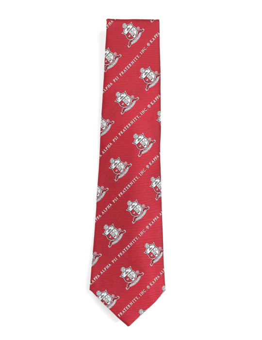 KAP CREST TIE_CRIMSON