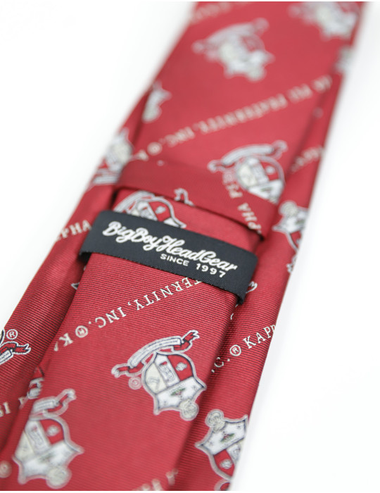 KAP CREST TIE_CRIMSON