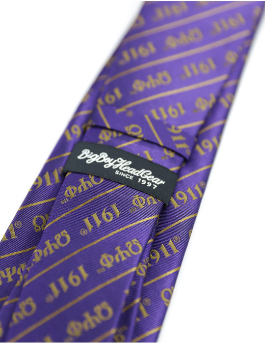 OPP LETTER TIE_PURPLE