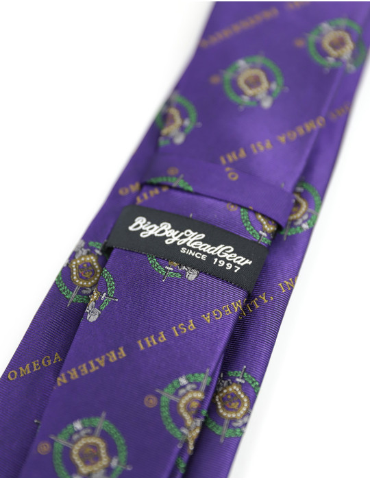 OPP CREST TIE_PURPLE