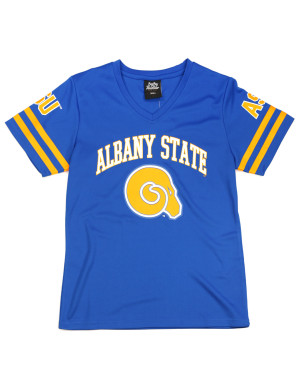 WOMEN'S ALBANY STATE FOOTBALL JERSEY TEE