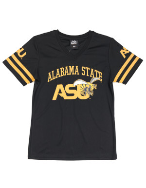 WOMEN'S ALABAMA STATE FOOTBALL JERSEY TEE