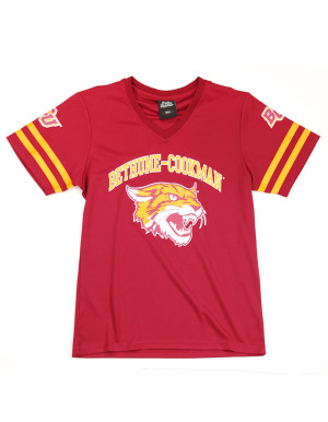 WOMEN'S BETHUNE COOKMAN FOOTBALL JERSEY TEE