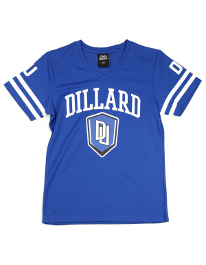WOMEN'S DILLARD UNIVERSITY FOOTBALL JERSEY TEE