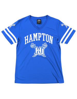 WOMEN'S HAMPTON UNIVERSITY FOOTBALL JERSEY TEE