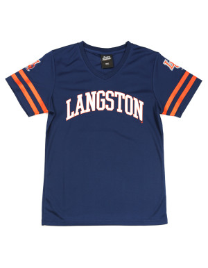 WOMEN'S LANGSTON UNIVERSITY FOOTBALL JERSEY TEE