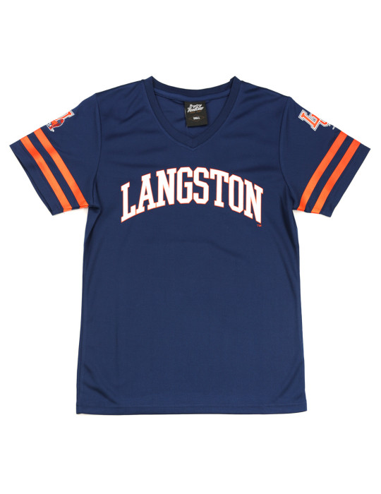 WOMEN'S LANGSTON UNIVERSITY FOOTBALL JERSEY TEE