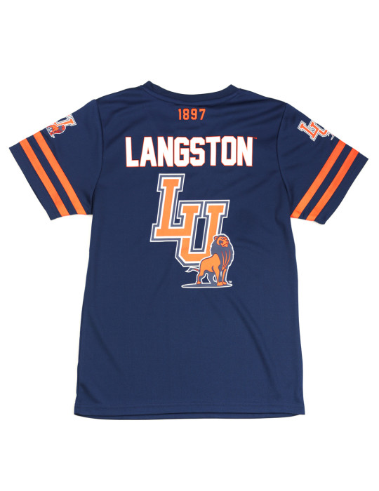 WOMEN'S LANGSTON UNIVERSITY FOOTBALL JERSEY TEE