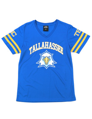 WOMEN'S TALLAHASSEE COMMUNITY FOOTBALL JERSEY TEE
