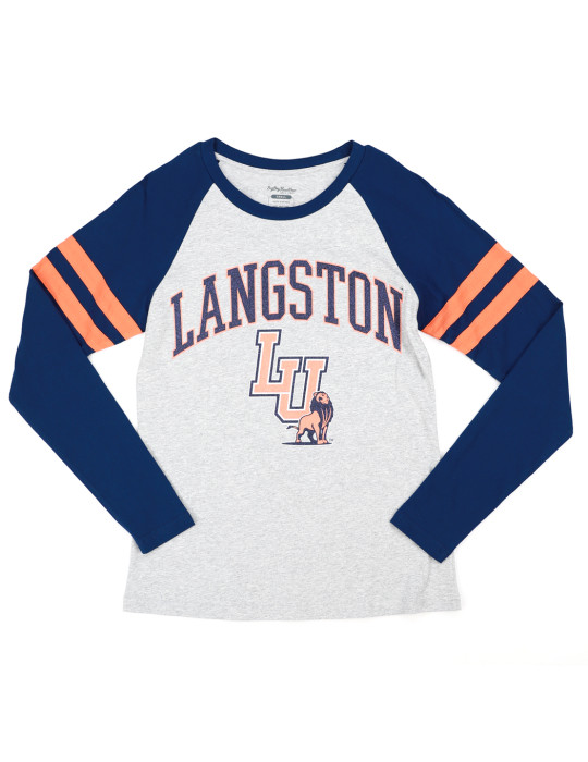 LANGSTON UNIVERSITY WOMEN'S LONG SLEEVE TEE