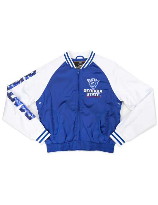GEORGIA STATE SATIN SEQUIN JACKET