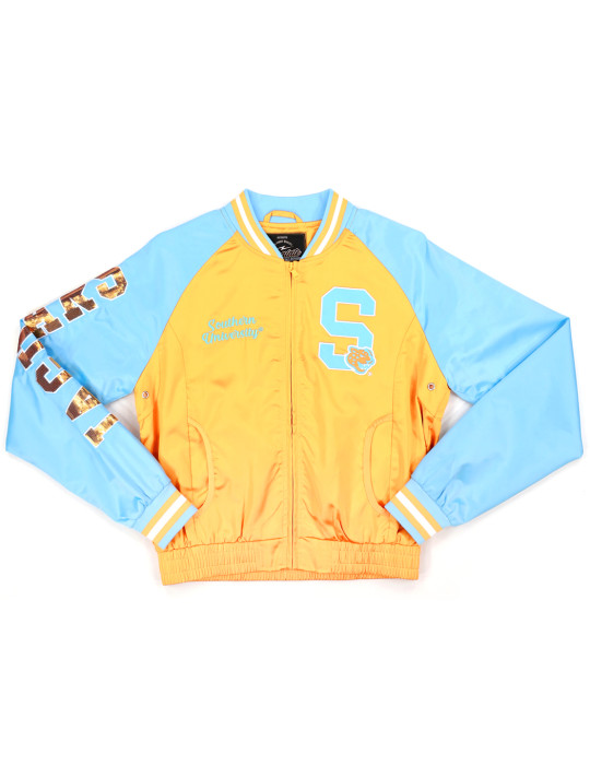 SOUTHERN UNIVERSITY SATIN SEQUIN JACKET