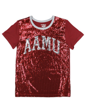 ALABAMA A&M SEQUIN TEE