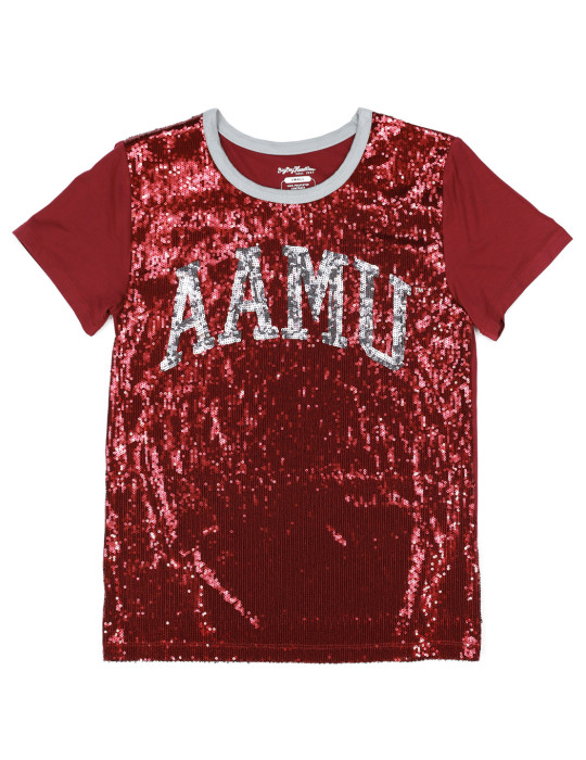 ALABAMA A&M SEQUIN TEE