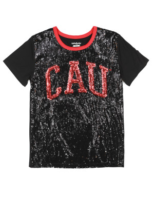 CLARK ATLANTA SEQUIN TEE