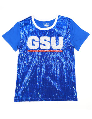 GEORGIA STATE SEQUIN TEE