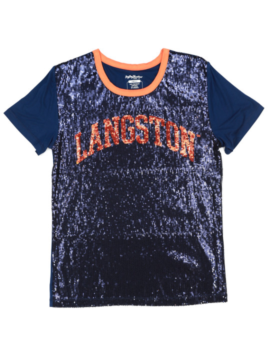 LANGSTON UNIVERSITY SEQUIN TEE