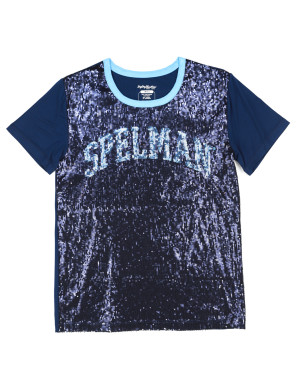 SPELMAN COLLEGE SEQUIN TEE