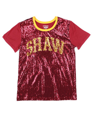 SHAW UNIVERSITY SEQUIN TEE