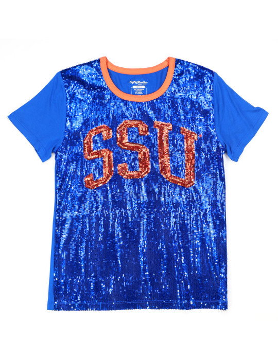SAVANNAH STATE SEQUIN TEE