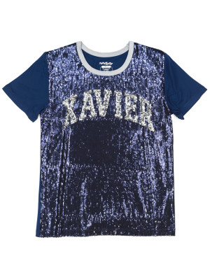 XAVIER UNIVERSITY SEQUIN TEE