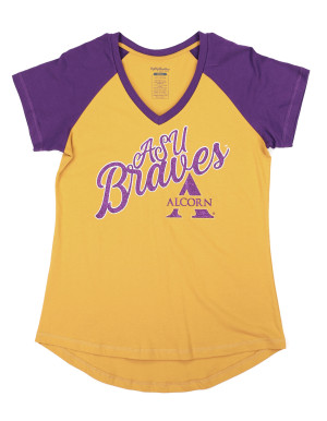 ALCORN STATE V-NECK TEE