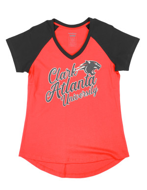 CLARK ATLANTA V-NECK TEE