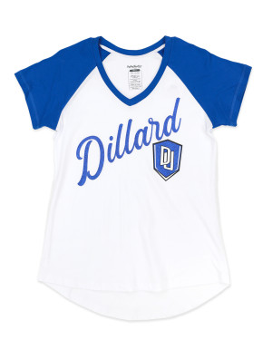 DILLARD UNIVERSITY V-NECK TEE
