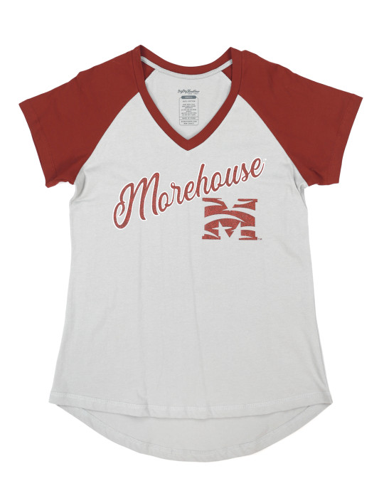 MOREHOUSE COLLEGE V-NECK TEE