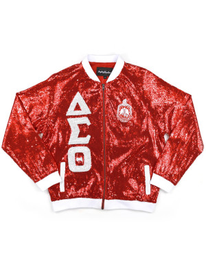DST SEQUIN JACKET_RED
