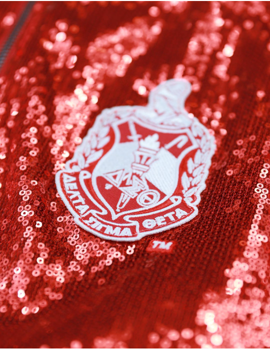 DST SEQUIN JACKET_RED