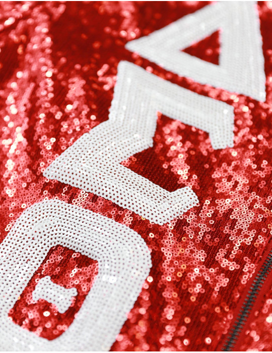 DST SEQUIN JACKET_RED