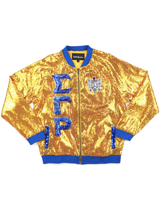 SGR SEQUIN JACKET_GOLD