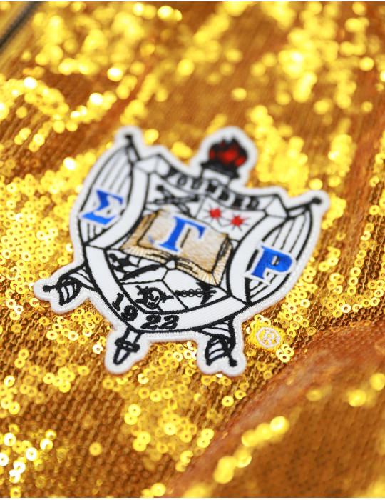 SGR SEQUIN JACKET_GOLD