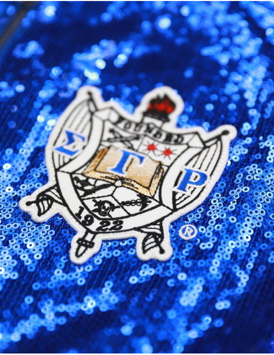 SGR SEQUIN JACKET_ROYAL BLUE