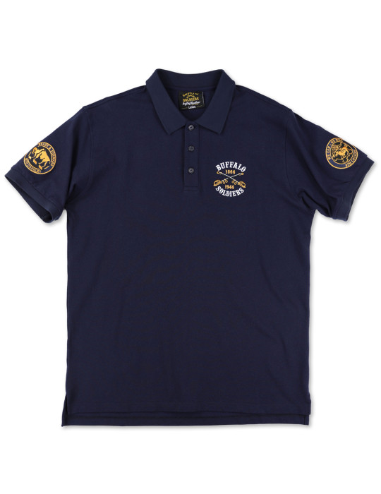 BUFFALO SOLDIERS POLO SHIRT_NAVY