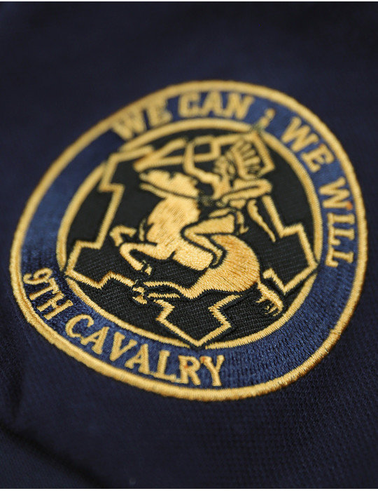 BUFFALO SOLDIERS POLO SHIRT_NAVY