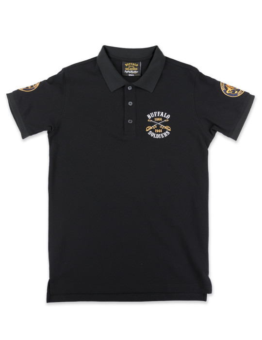 BUFFALO SOLDIERS POLO SHIRT_BLACK