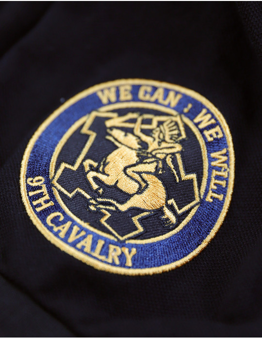 BUFFALO SOLDIERS POLO SHIRT_BLACK